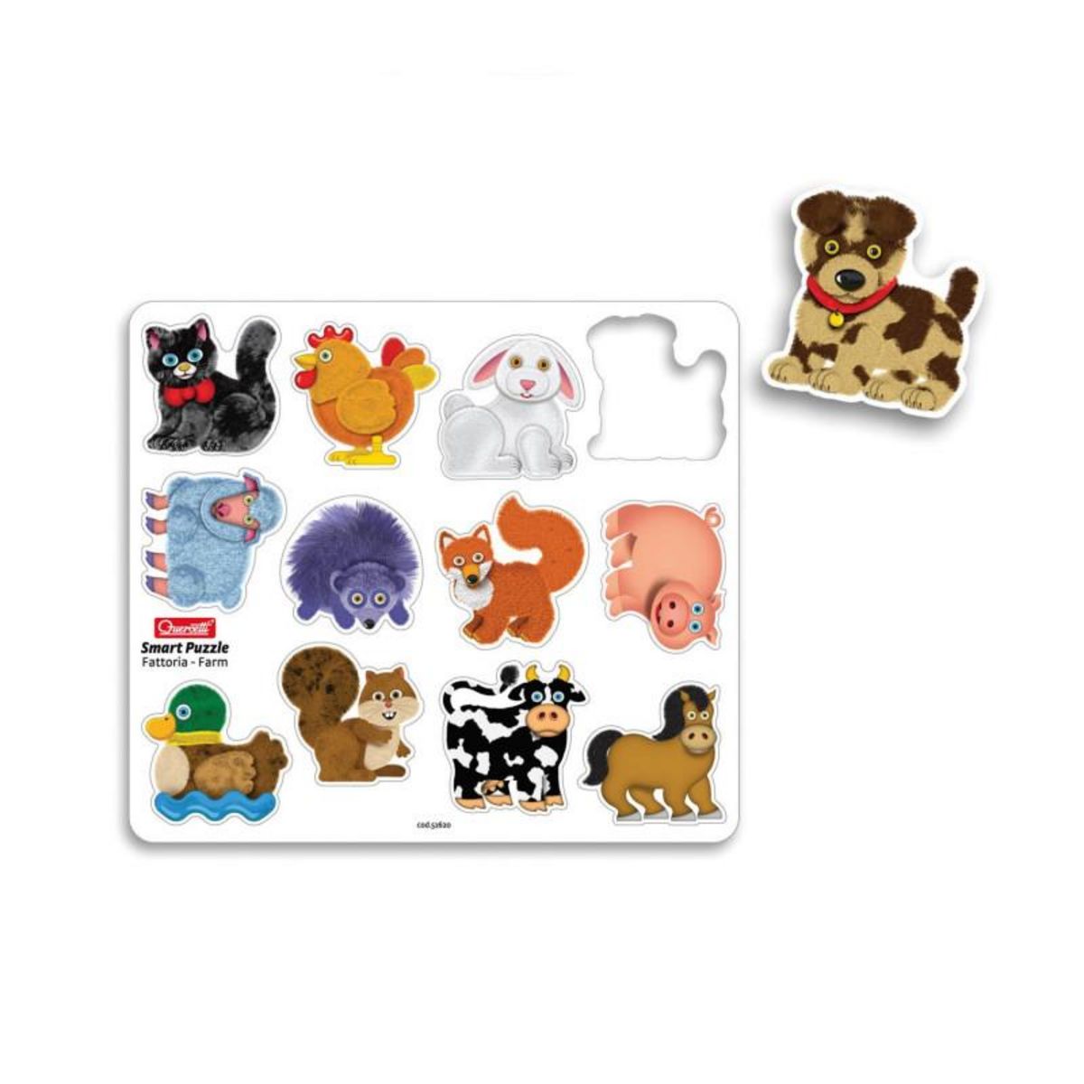 Quercetti Quercetti Smart Magnet Puzzle Farm