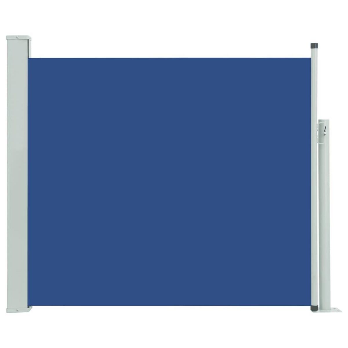 VIDAXL Auvent lateral retractable de patio 100x300 cm Bleu