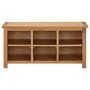 Voir la diapositive 2 : VIDAXL Etagere a chaussures 90x37x45 cm Bois de chene solide