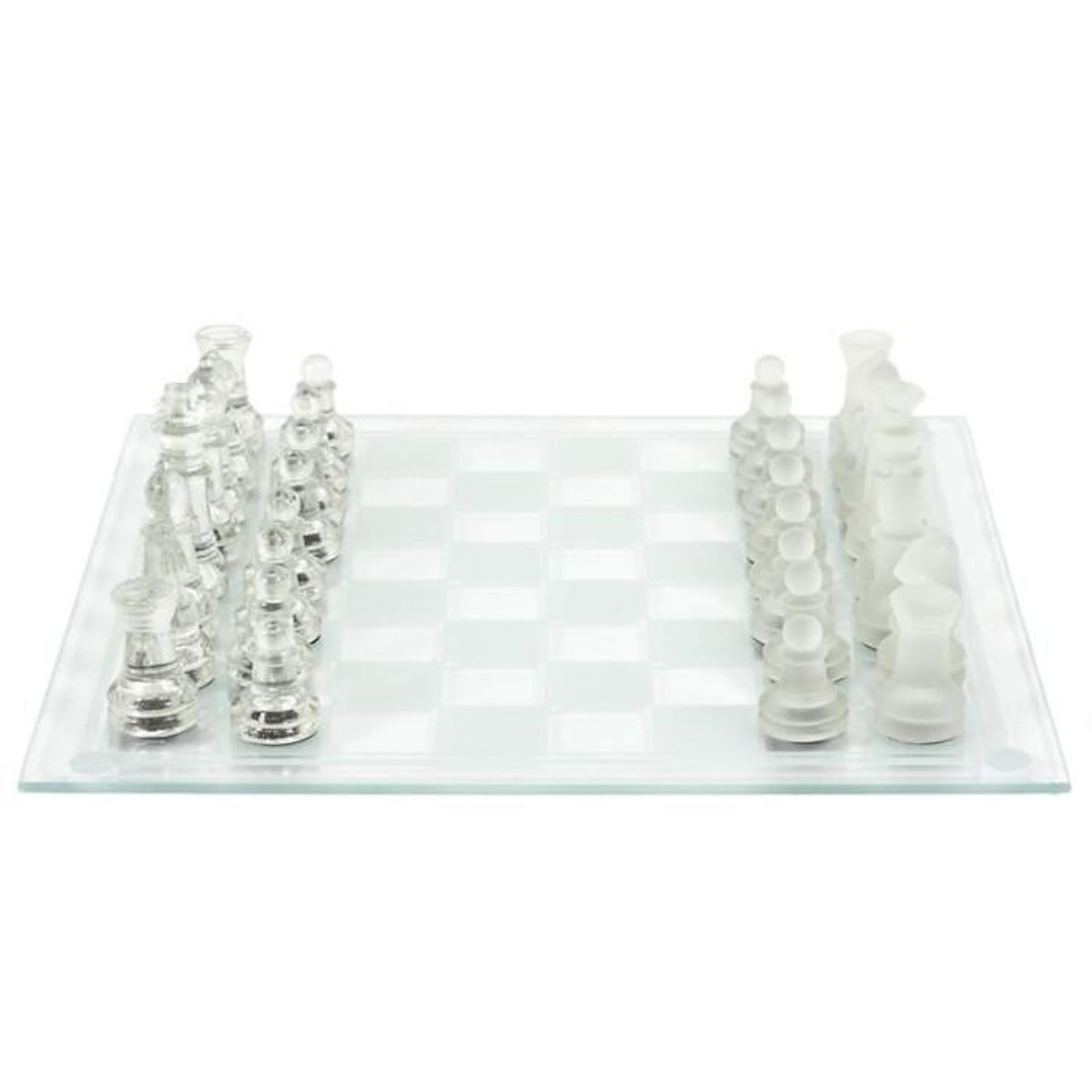 Paris Prix Jeu d'Echecs  Verre  25cm Transparent