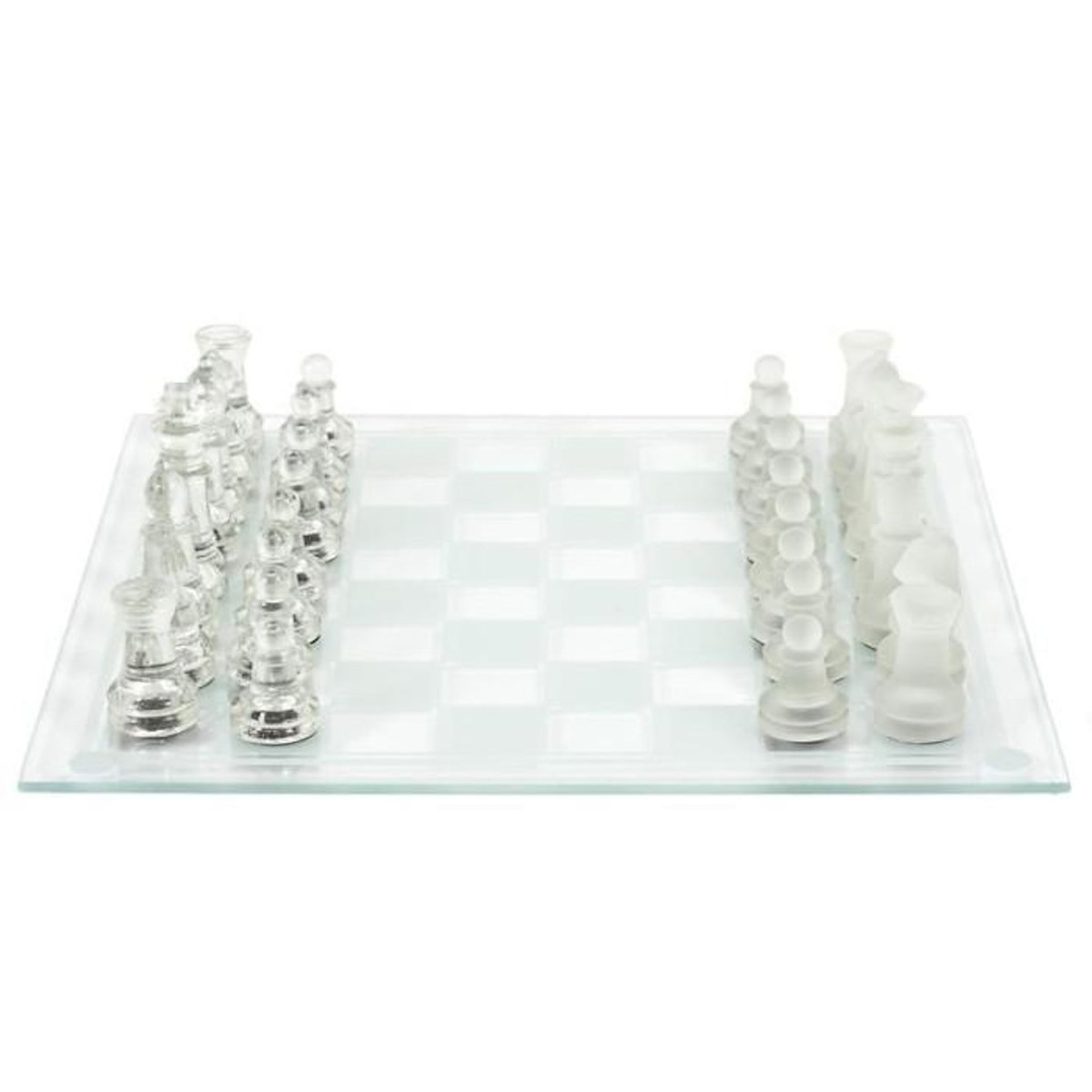 Paris Prix Jeu d'Echecs  Verre  25cm Transparent