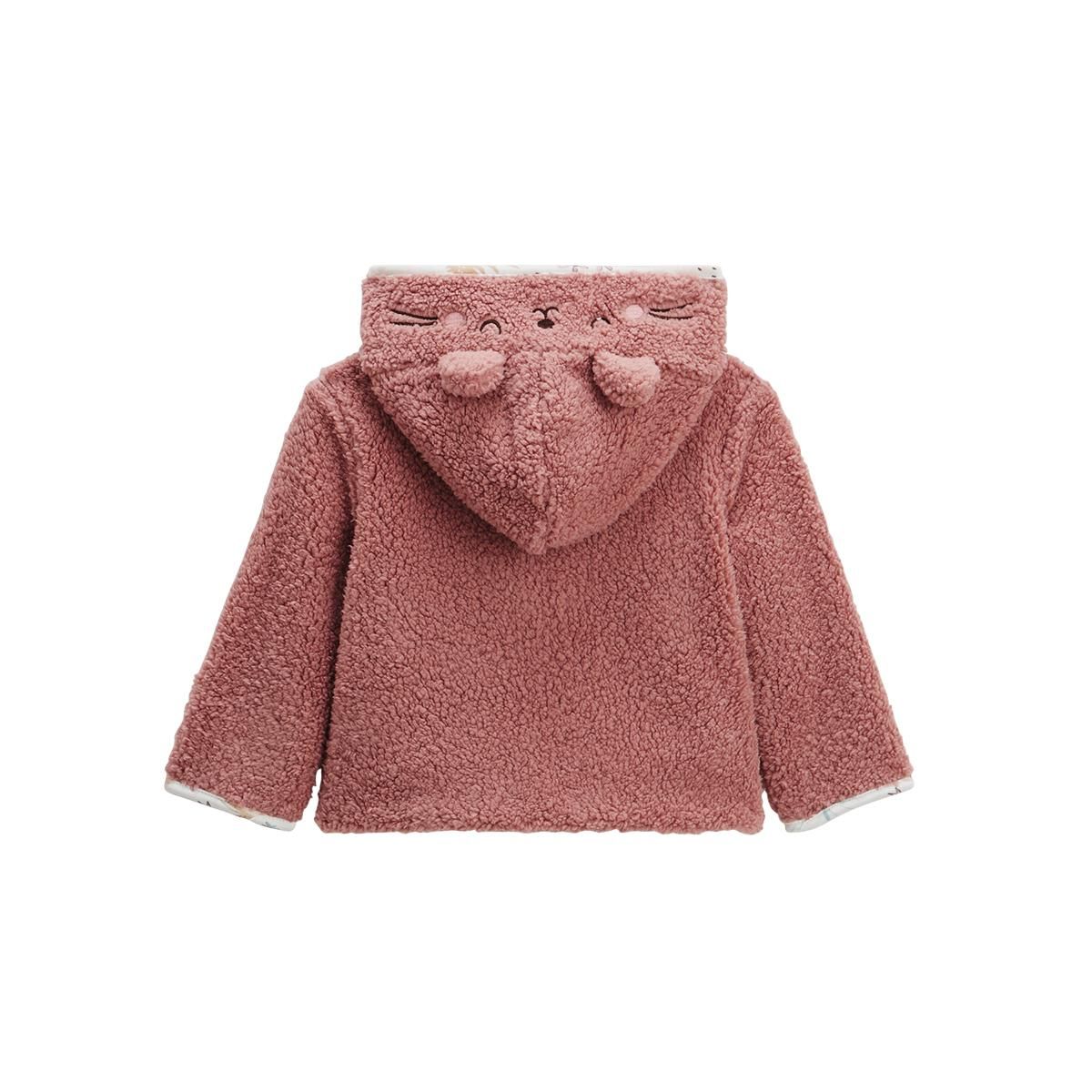 Petit Béguin Ensemble bébé veste en sherpa et pantalon en molleton Bloom