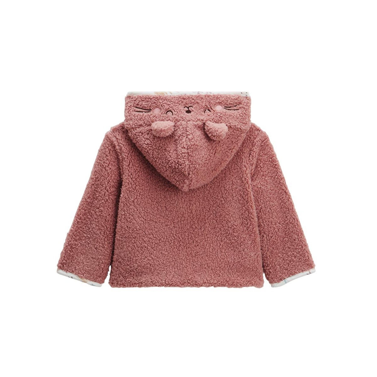 Petit Béguin Ensemble bébé veste en sherpa et pantalon en molleton Bloom