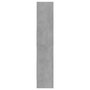 Voir la diapositive 4 : VIDAXL Bibliotheque Gris beton 40x35x180 cm Bois d'ingenierie
