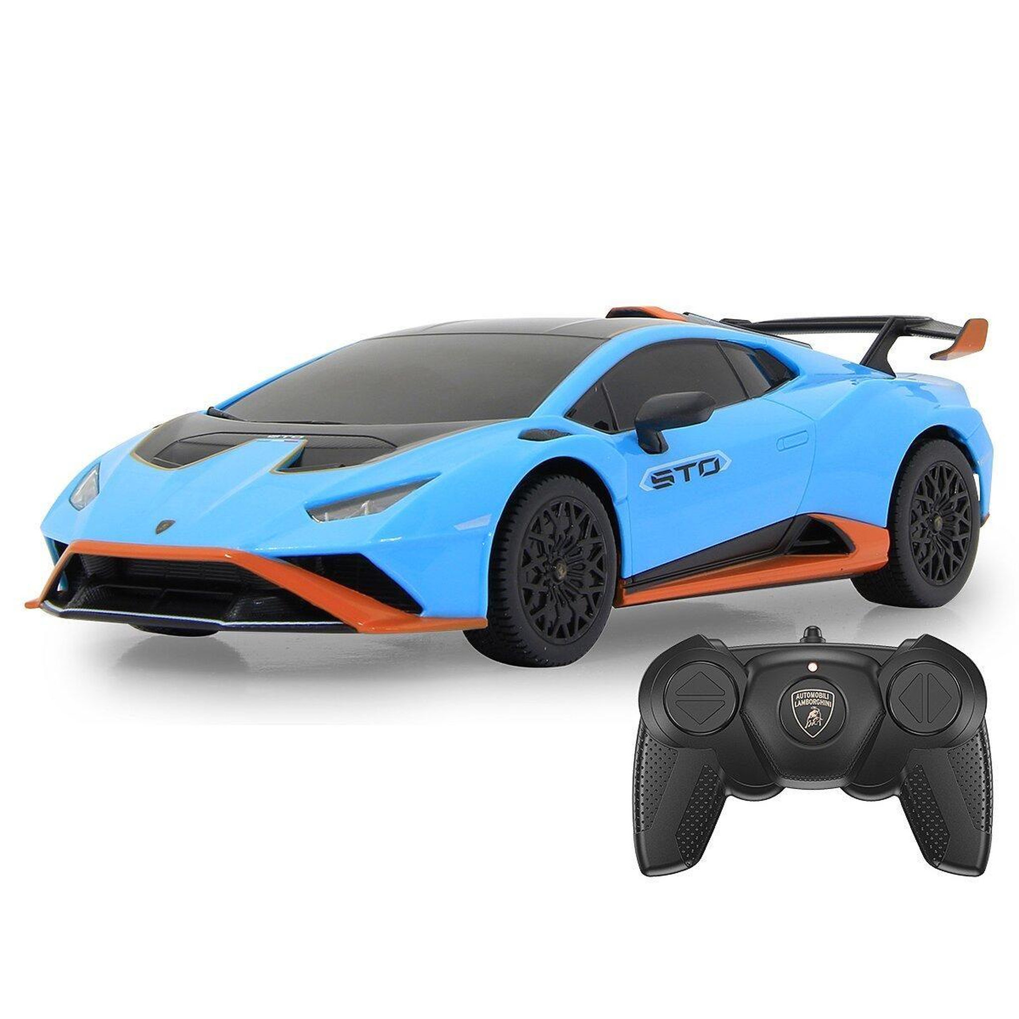 Voir la diapositive 4 : Jamara Voiture télécommandée lamborghini huracán sto 1:24 bleu 2,4ghz