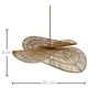 Voir la diapositive 5 : Lumisky Suspension nomade SOLARA Bois Jute H21CM