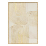 ATMOSPHERA Tableau Imprimé Déco  Elin  50x70cm Beige & Doré