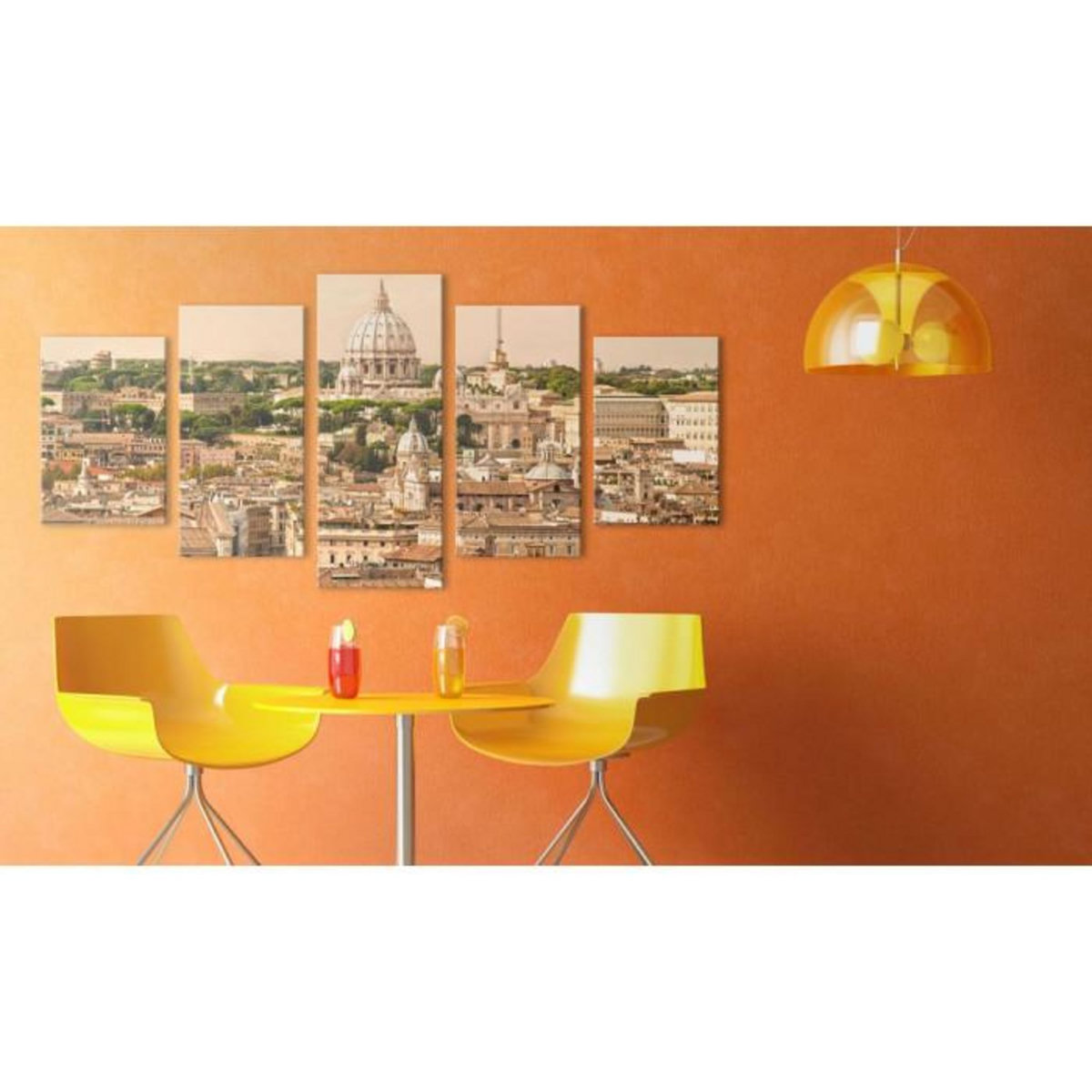 Paris Prix Tableau Imprimé  Toits de la Ville Eternelle