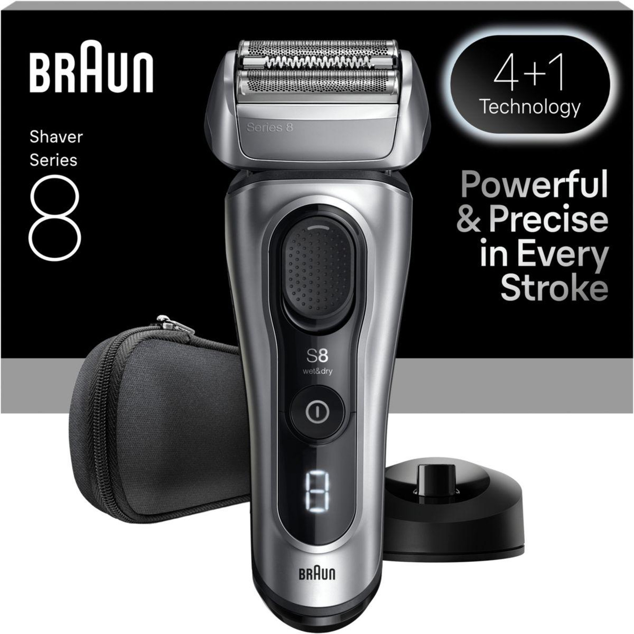 BRAUN Rasoir électrique series 8 8617s