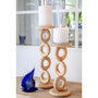 Voir la diapositive 5 : Paris Prix Bougeoir en Rotin  Ring  45cm Naturel