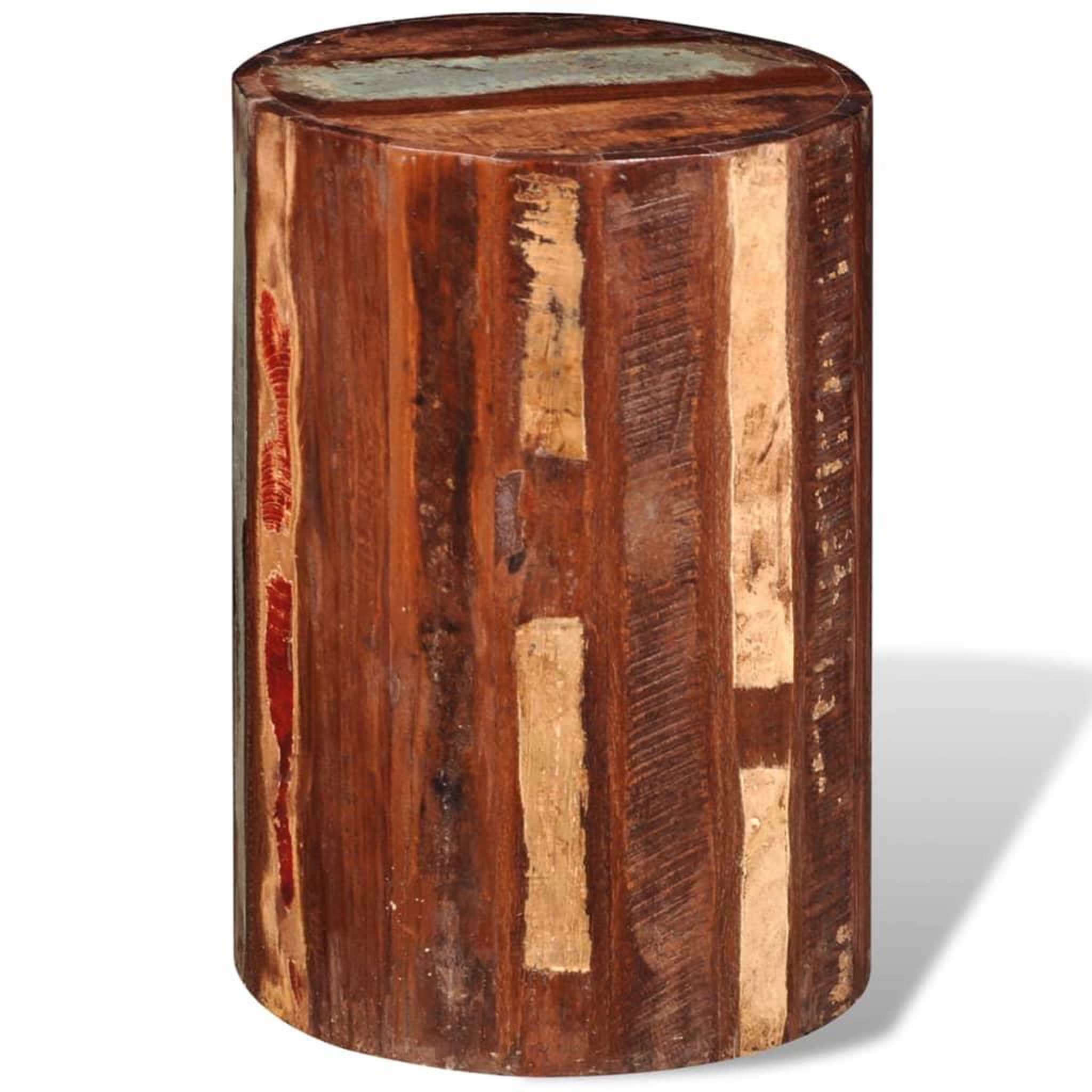 Voir la diapositive 3 : VIDAXL Tabouret Bois de recuperation massif