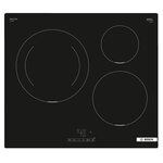 BOSCH Table de cuisson à induction 60cm 3 feux noir - PIJ611BB5E