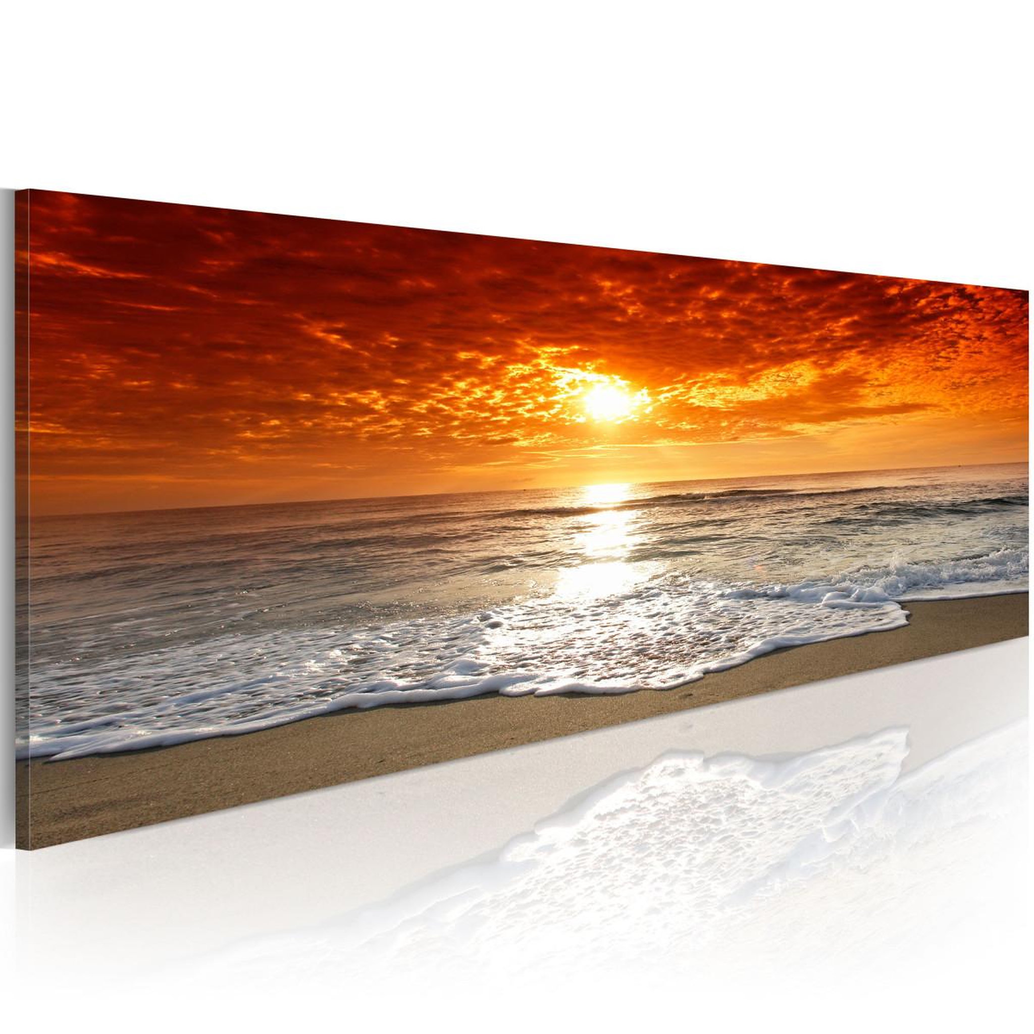 Paris Prix Tableau imprimé  romantic sunset  45x135cm