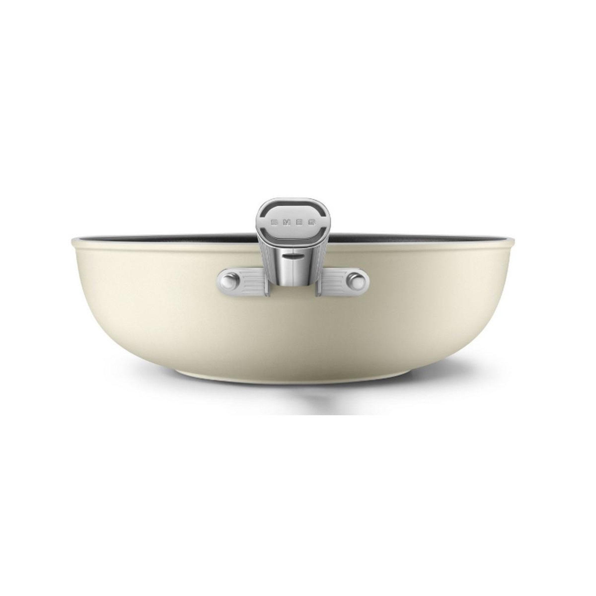 Voir la diapositive 3 : SMEG Poêle wok 30cm crème mat - wof3002crm