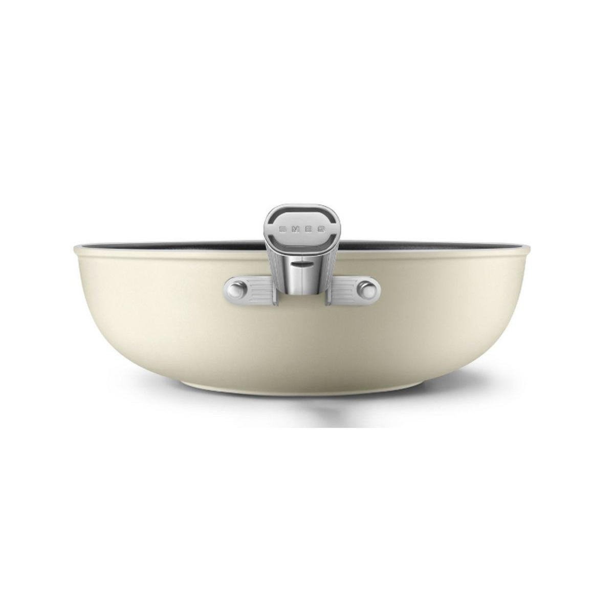 SMEG Poêle wok 30cm crème mat - WOF3002CRM