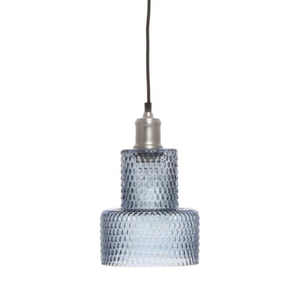Paris Prix Lampe Suspension en Verre  Mona  27cm Bleu