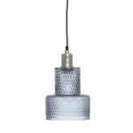 Paris Prix Lampe Suspension en Verre  Mona  27cm Bleu