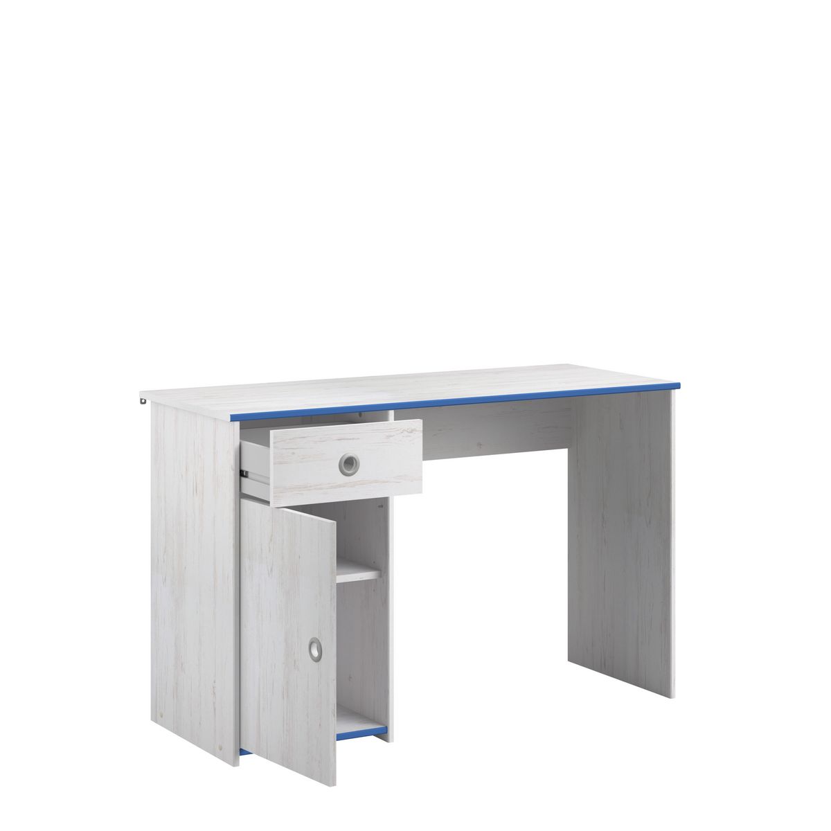 Bureau enfant 1 tiroir 2 niches L121cm REVERSO