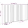 Voir la diapositive 6 : VIDAXL Barriere pour chien pliable 3 panneaux 150 cm bois de peuplier