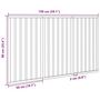 Voir la diapositive 6 : VIDAXL Barriere pour chien pliable 3 panneaux 150 cm bois de peuplier