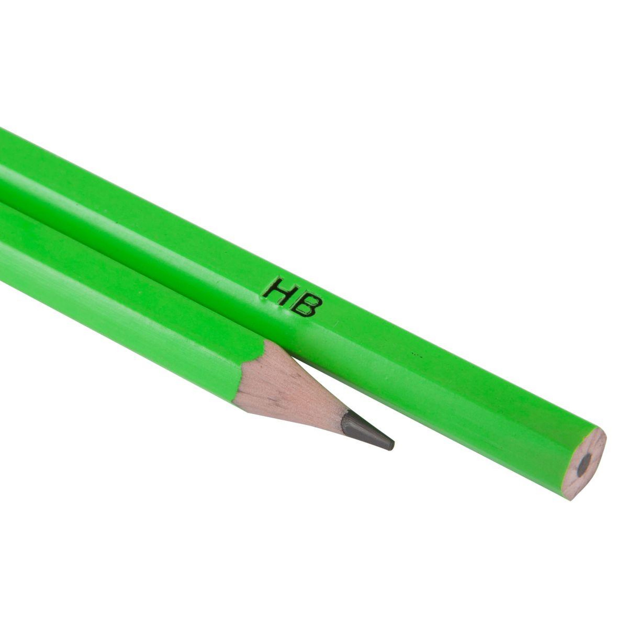 Voir la diapositive 2 : AUCHAN Lot de 3 crayons graphite HB