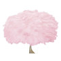Voir la diapositive 2 : Paris Prix Lampe à Poser Imitation Plume  Slim  63cm Or & Rose