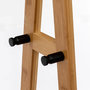 Voir la diapositive 2 : FIVE Portant à Vêtements Simple  Bambou  163cm Marron