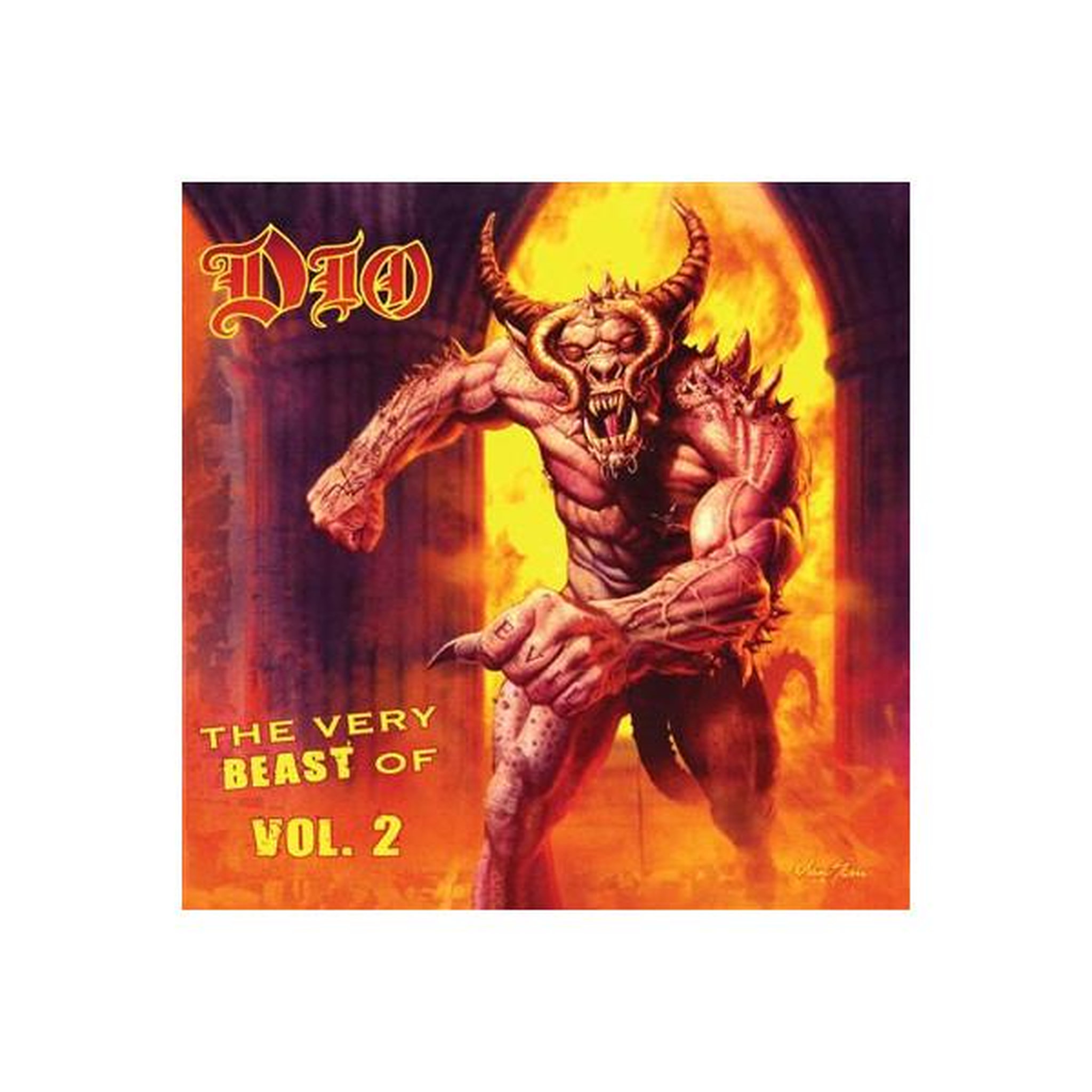 UNIVERSAL The Very Beast Of Dio Volume 2 Vinyle Édition  Dragon's Fire  Rouge et Orange avec éclaboussures