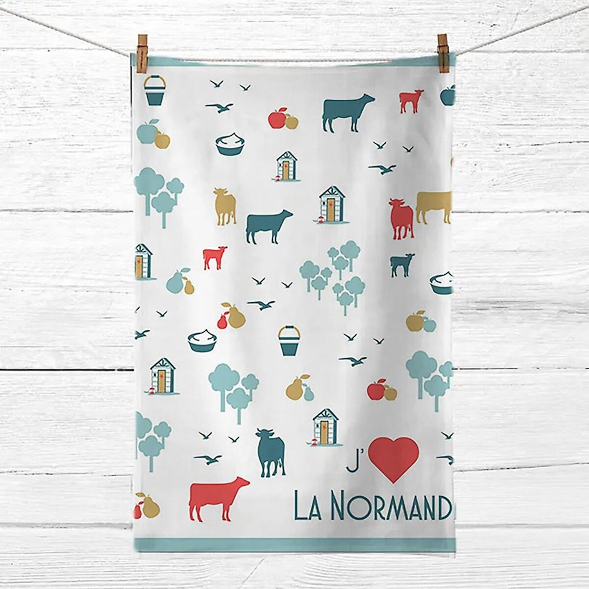 Les Ateliers du Linge Torchons 100% coton