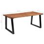 Voir la diapositive 6 : VIDAXL Table a manger Bois d'acacia massif 180x90 cm