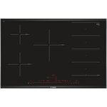 BOSCH Table de cuisson à induction 80cm 5 feux 7400w flexinduction noir - pxv875dv1e