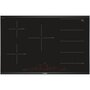 Voir la diapositive 1 : BOSCH Table de cuisson à induction 80cm 5 feux 7400w flexinduction noir - pxv875dv1e