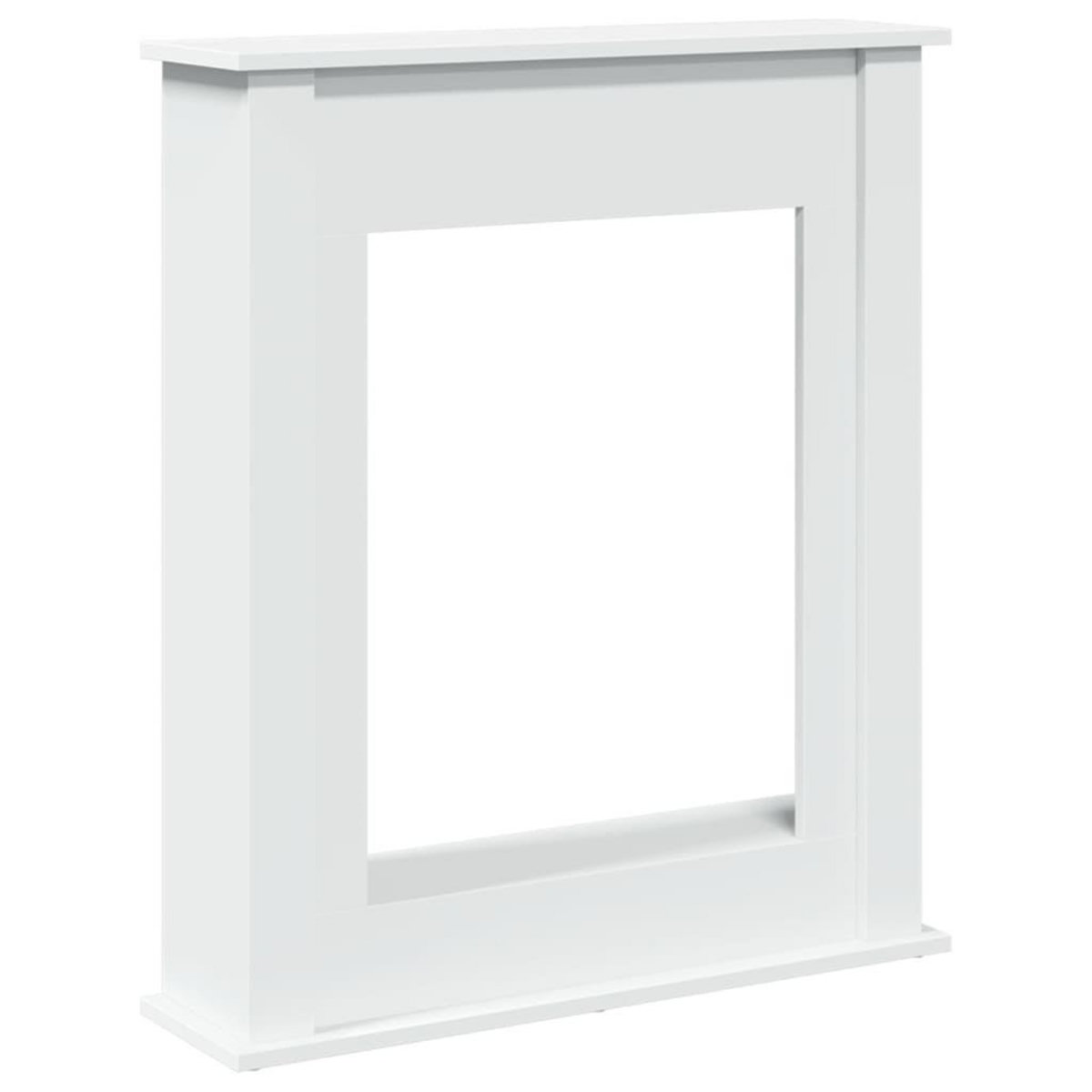 VIDAXL Cadre de cheminee blanc 75x20x87,5 cm bois d'ingenierie