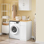 Voir la diapositive 5 : SOBUY SoBuy - Meuble De Buanderie à un tiroir - Blanc - 100x60x90cm - Minimaliste - BZR217-NW