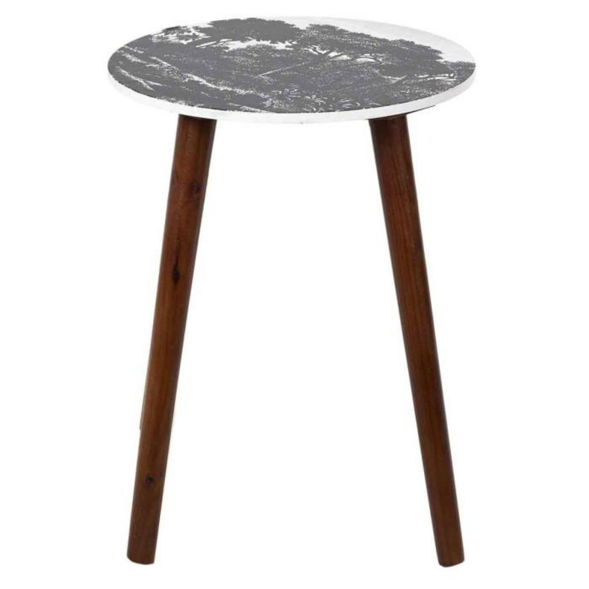 Paris Prix Lot de 2 Tables Gigognes  Admira  48cm Vert & Noir