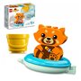 LEGO Duplo 10964 Jouet de bain : Panda rouge flottant, Set Baignoire pour Bébés et Enfants