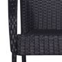 Voir la diapositive 5 : VIDAXL Ensemble a manger de jardin 9 pcs Resine tressee Noir