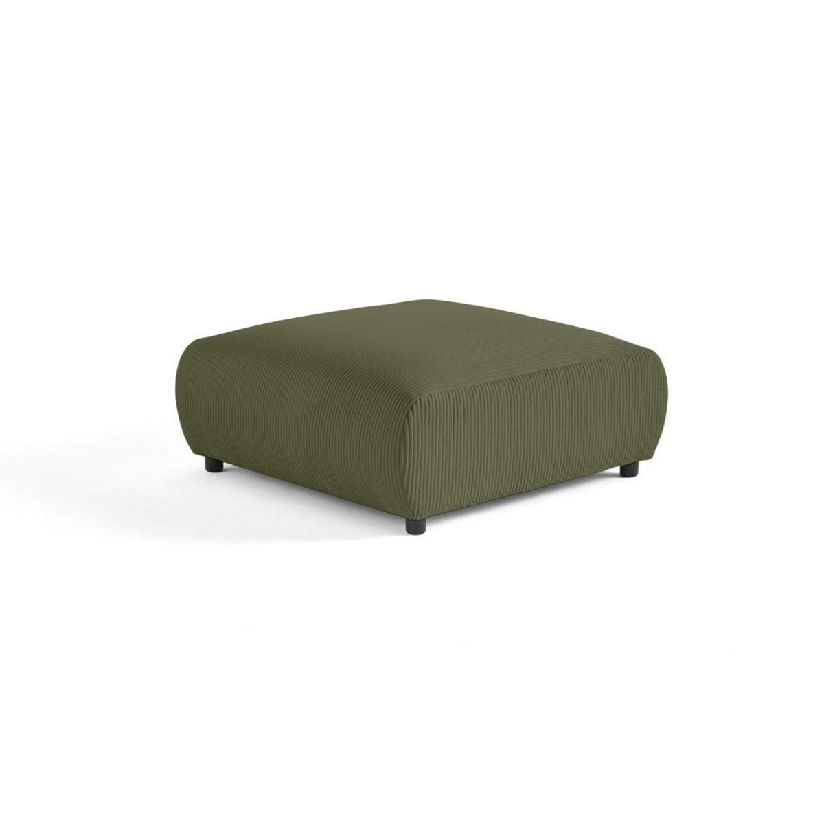 LISA DESIGN Garance - pouf modulable - en velours côtelé