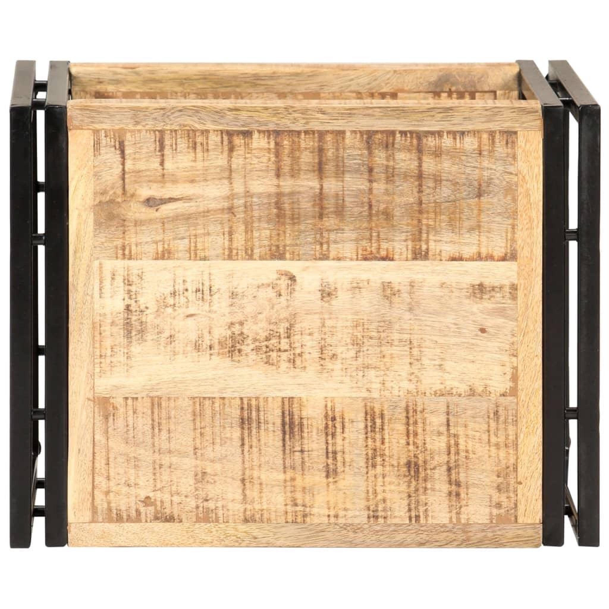 Voir la diapositive 3 : VIDAXL Table d'appoint 40x30x40 cm Bois de manguier brut