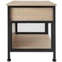 Voir la diapositive 4 : tectake Table de chevet Style industriel 45 x 46 x 555 cm