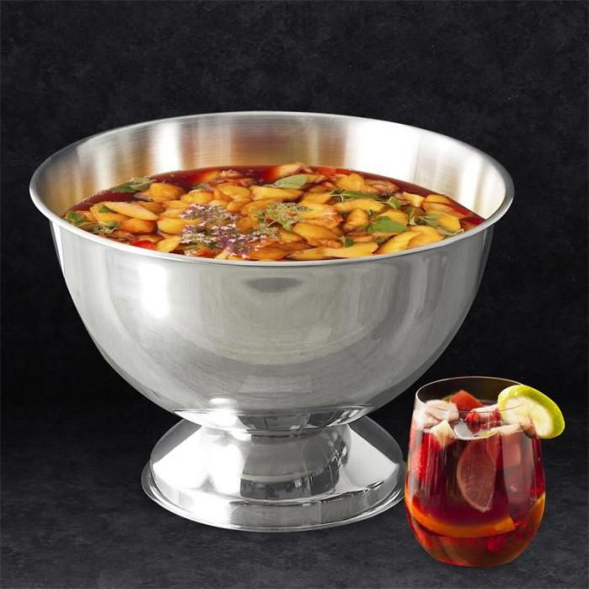 Paris Prix Seau à Bouteille Rond  Esthétique  36cm Inox