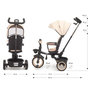 Voir la diapositive 4 : MILLY MALLY Tricycle enfant Twinkle Beige