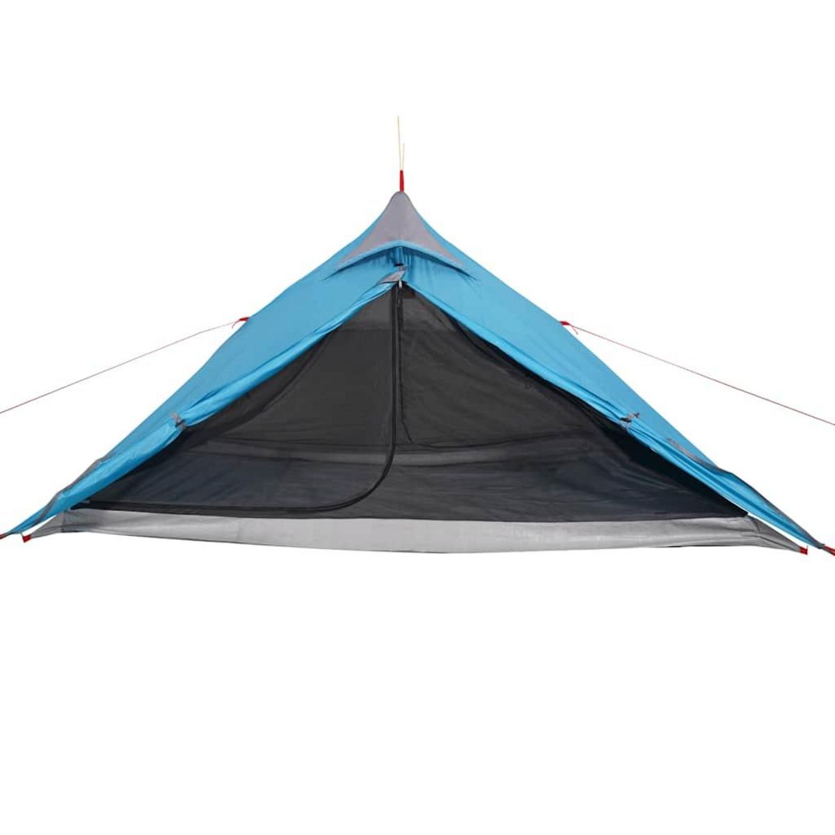 VIDAXL Tente de camping tipi 1 personne bleu impermeable