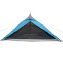Voir la diapositive 5 : VIDAXL Tente de camping tipi 1 personne bleu impermeable
