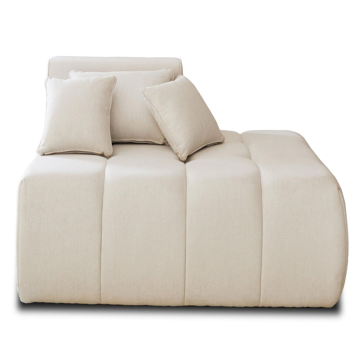 LISA DESIGN Caracas - module d'assise droit - en tissu
