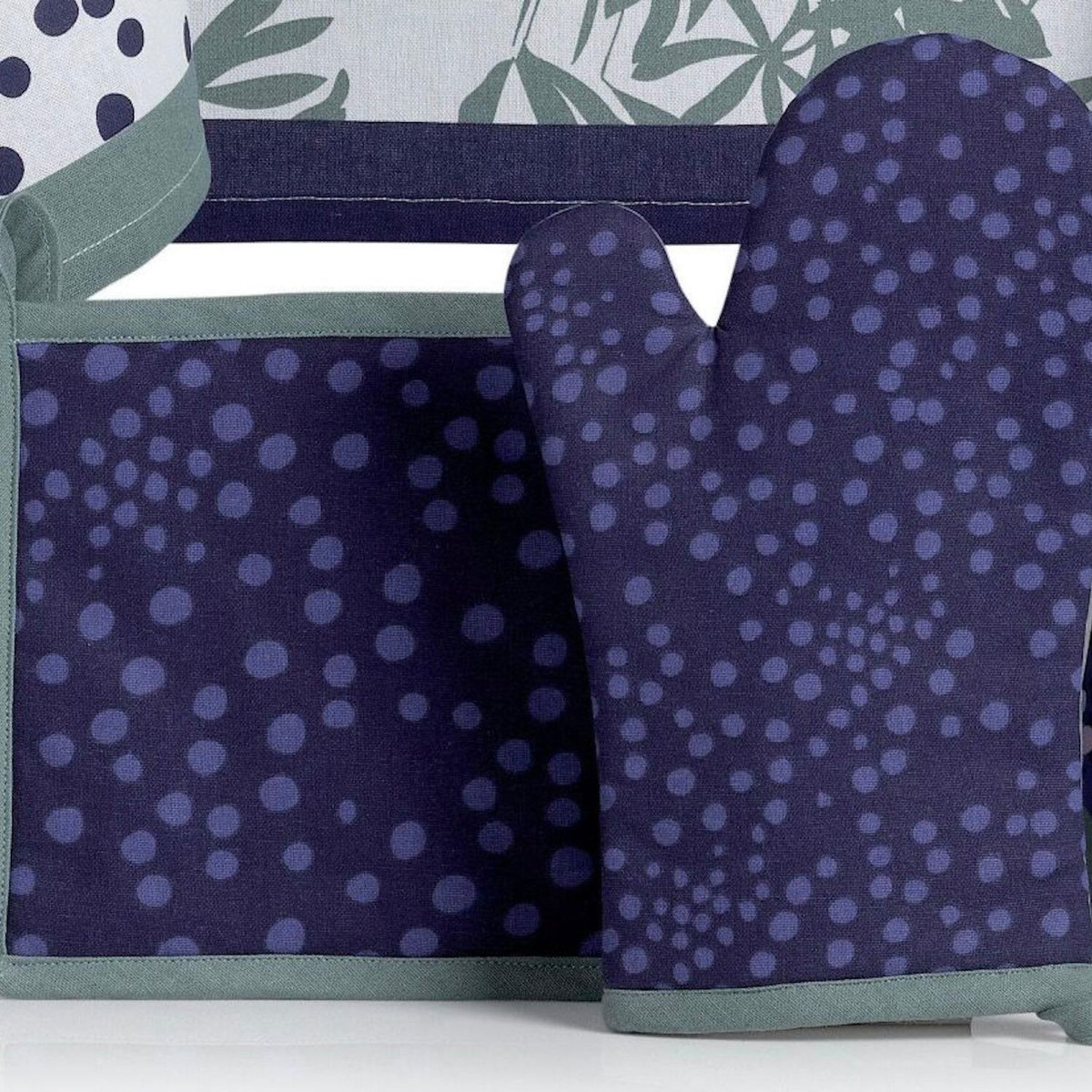Les Ateliers du Linge Gant et manique imprimés