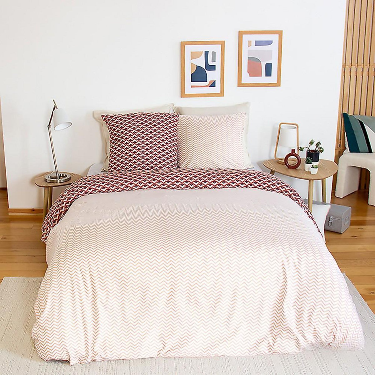 Home collection Parure de couette 3 pcs 100% microfibre, tiagoh