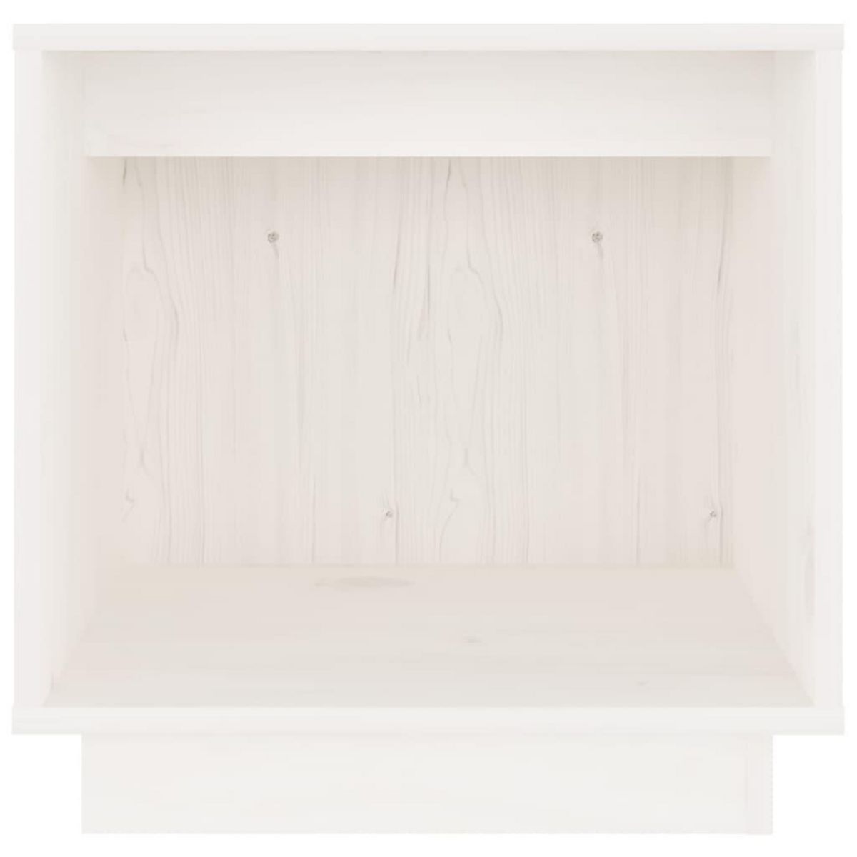 VIDAXL Table de chevet Blanc 40x30x40 cm Bois de pin solide