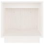 Voir la diapositive 4 : VIDAXL Table de chevet Blanc 40x30x40 cm Bois de pin solide