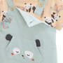 Voir la diapositive 3 : Petit Béguin Ensemble salopette bébé et t-shirt Bento